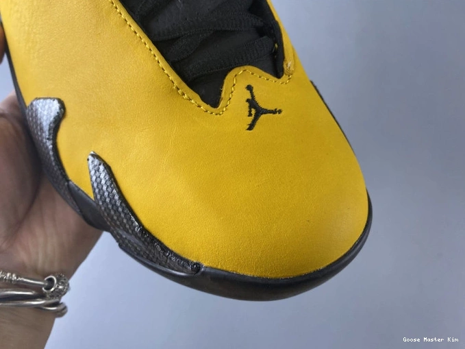 GOLD BQ3685-706 AIR UNIVERSITY RETRO 14 JORDAN 0728